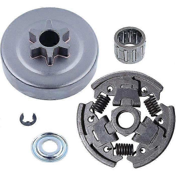 3/8" - 6T Clutch Drum Sprocket Kit Compatible With Stihl MS181 MS181C 1139 160 1400 Chainsaw Replacement Parts with Wheel