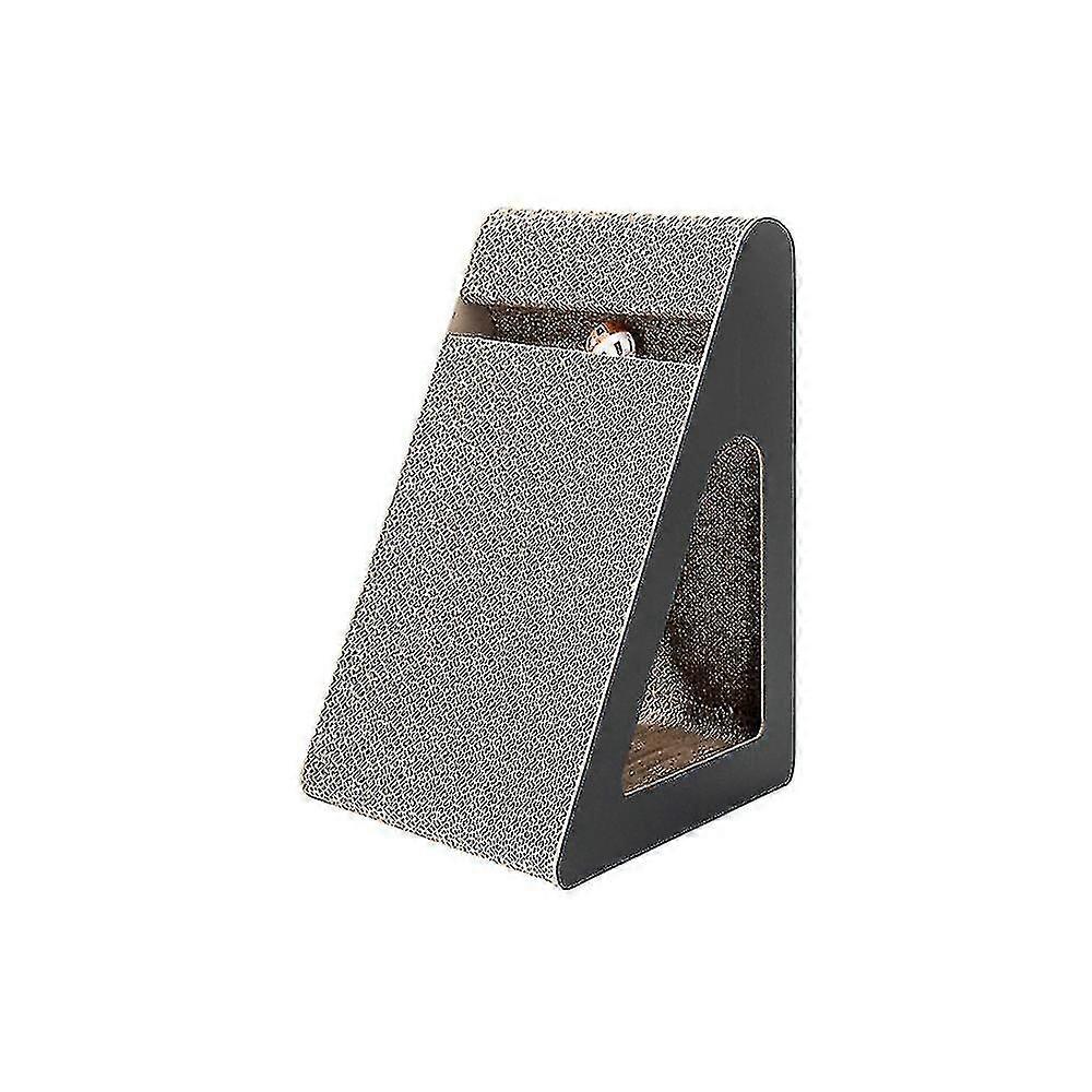 Triangle Cat Scratching Board With Ball