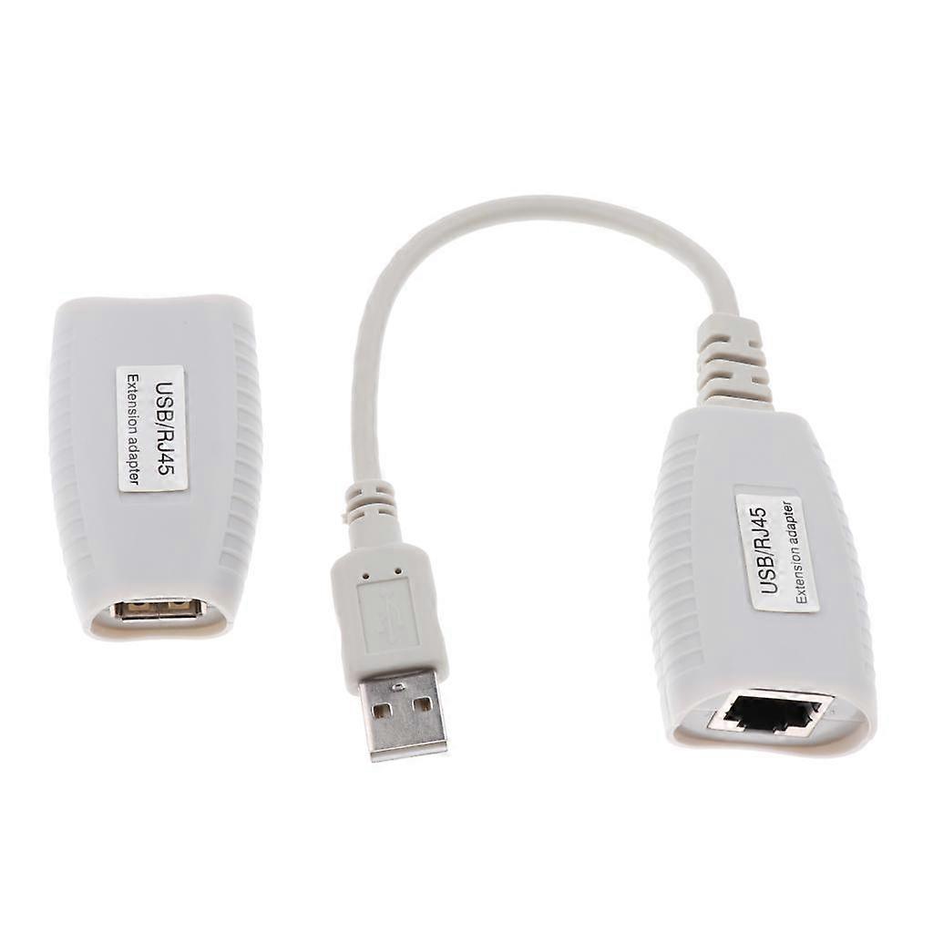 USB 2.0 to CAT5  CAT6 Lan Extension Cable Extender Adapter