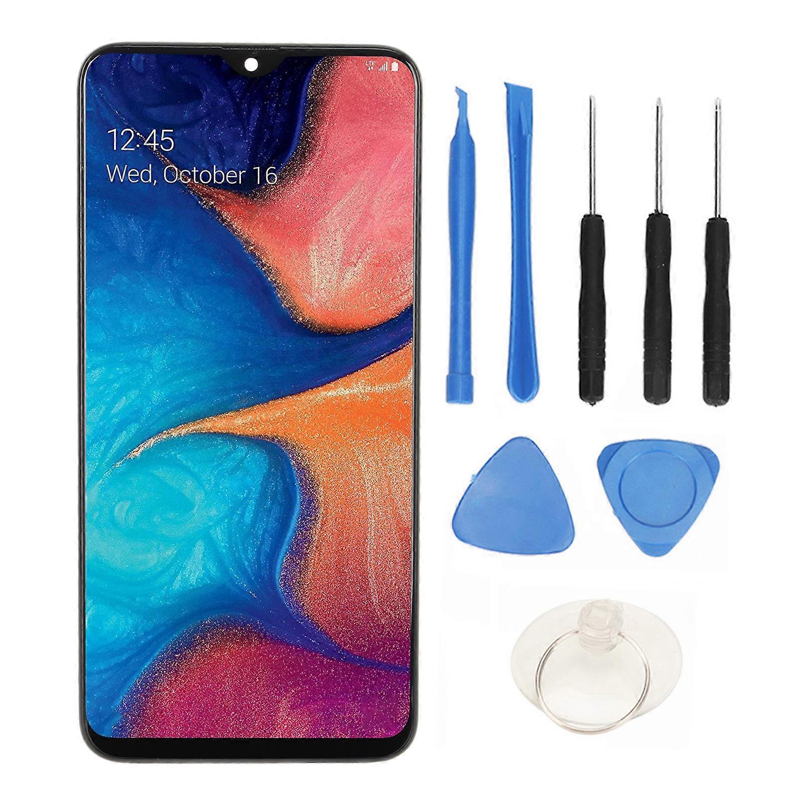 Screen Assembly Replacement 6.4in Touch Display Repair with Frame Full Accessories for A20 A205 SM A205F DS A205FN A205GN DS A205YN A205G DS SM A205W