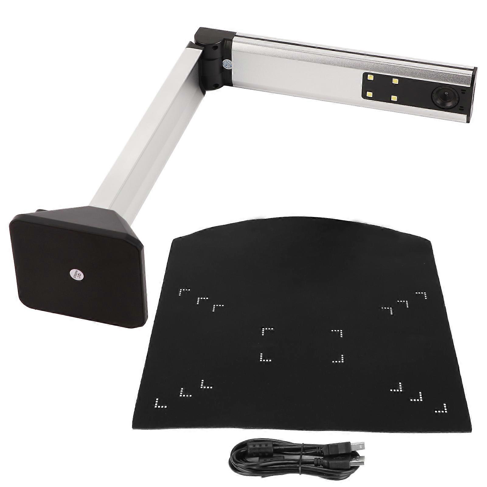 Document Camera A4 OCR Technology 5MP Haute Définition Mise au point automatique Portable USB Document Camera Scanner