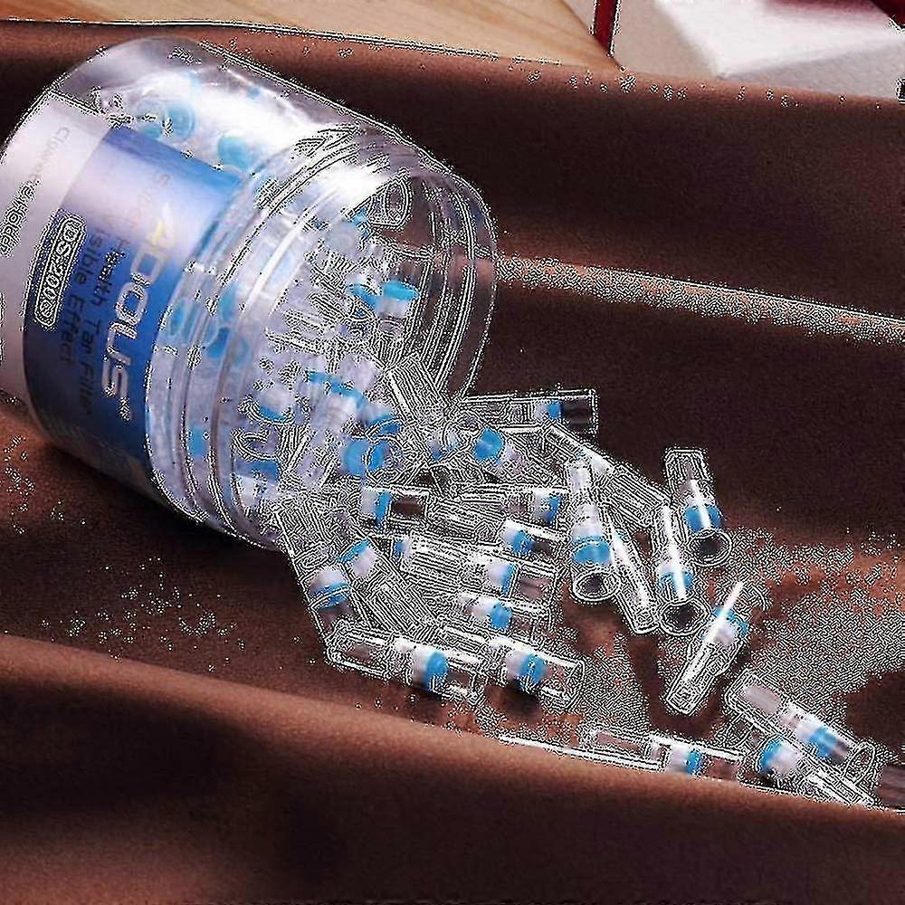 100pcs Cigarette Holder,disposable Cigarette Filter Tobacco Smoking Reduce Tar Filtration Cleaner Holder,2 Boxes