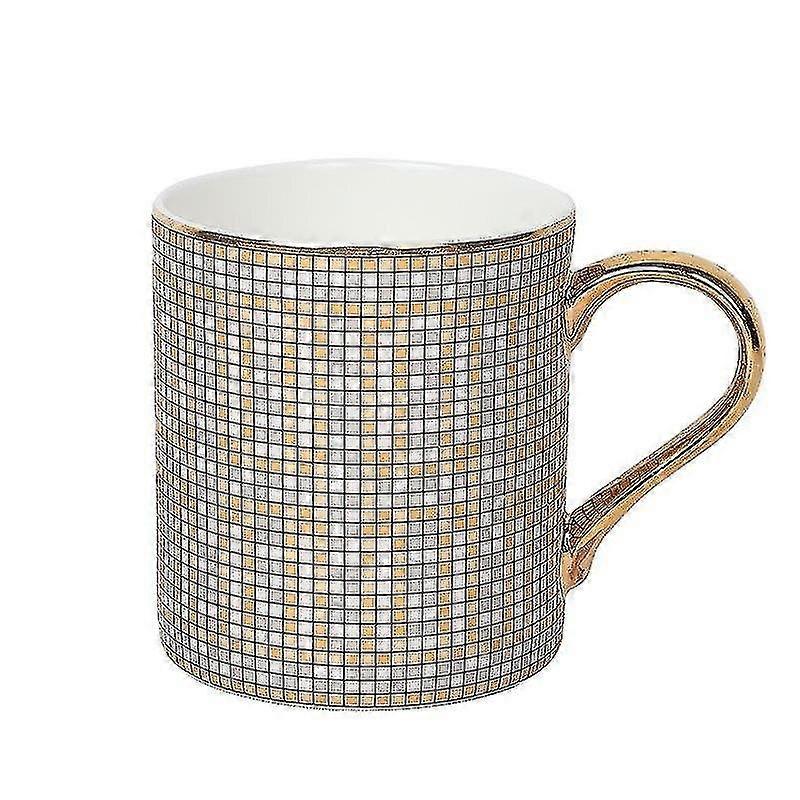 European Style Gold Ceramic Mug 1 Pc