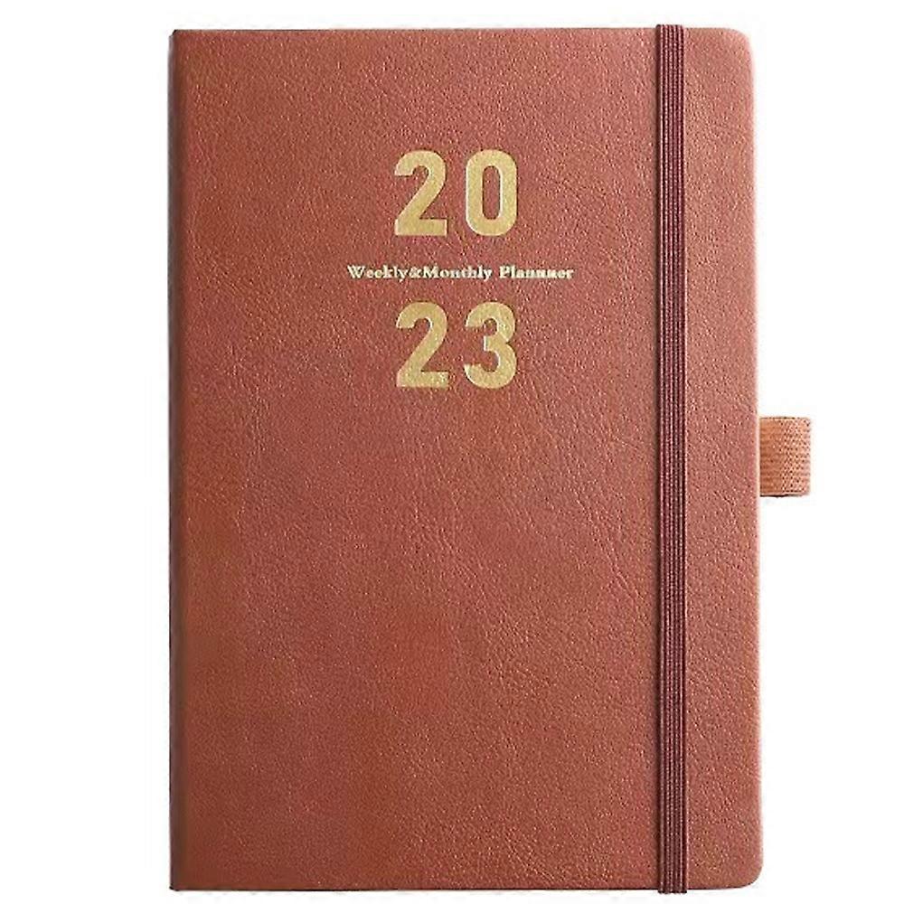 Planner 2023, 2023 Agenda Book Hard Face Notebook With Pen, Personal Organizer Blue