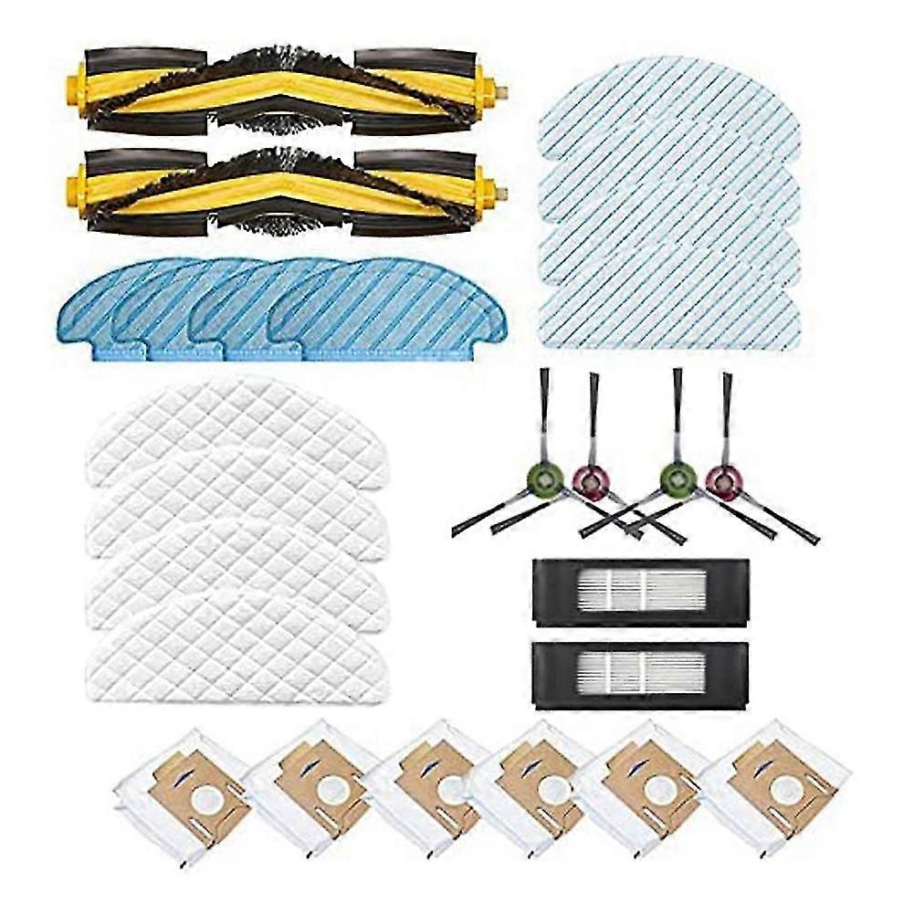 26pcs For Ecovacs Deebot Ozmo 920 950 Main Side Brush Hepa Filter Mop