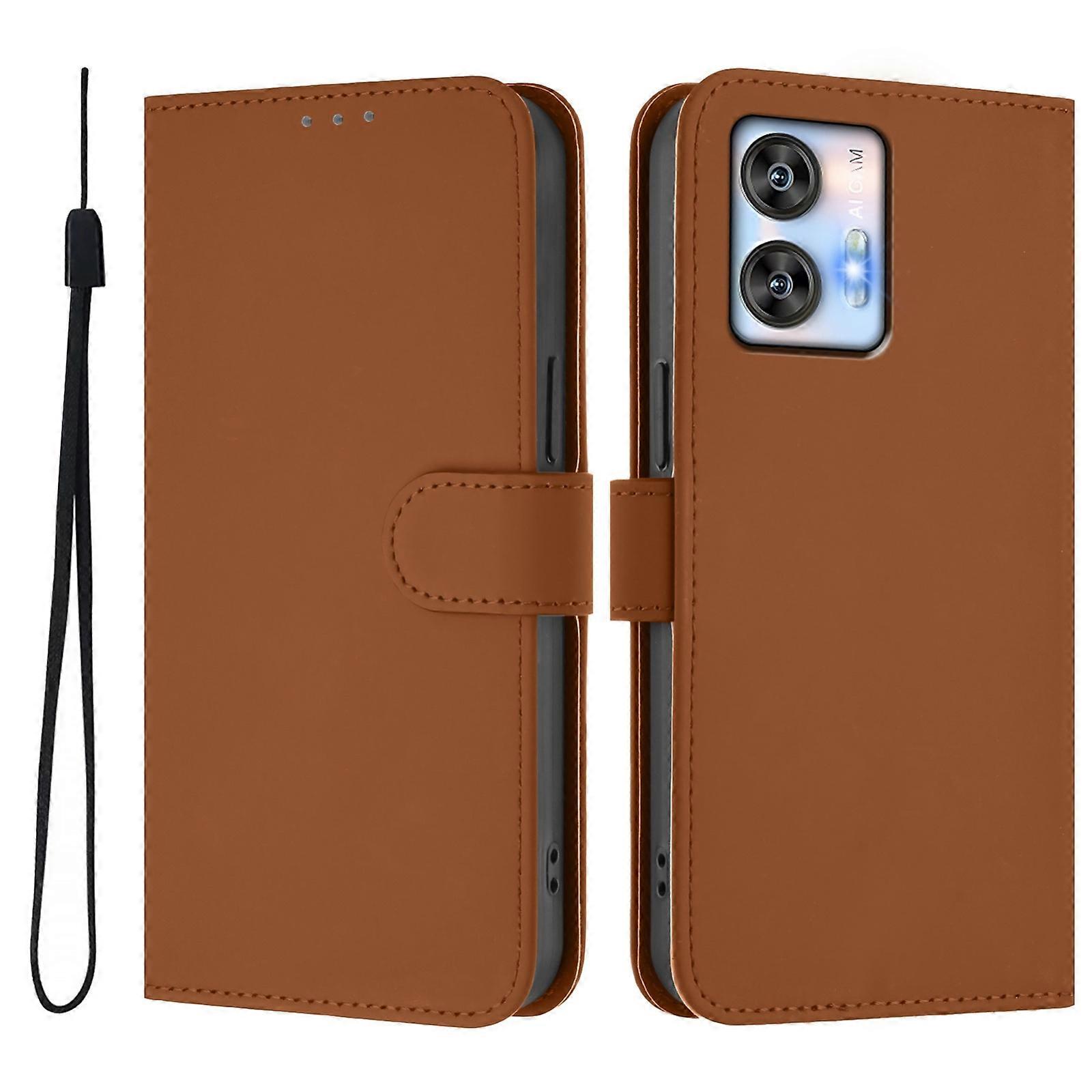 Solid Color PU Case For Oukitel C35