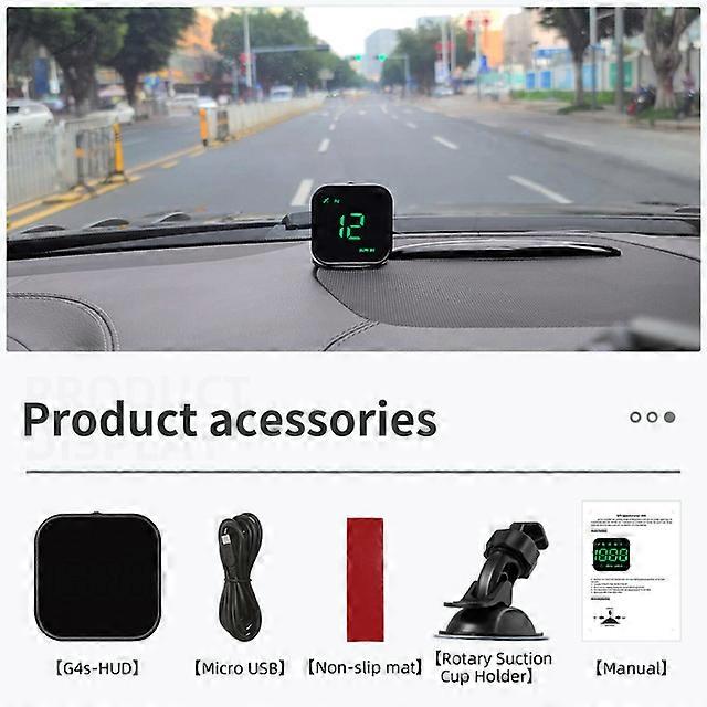 Car GPS Auto Head-Up Display Automotive Electronics HUD Projector Display Digital Gauge Car Speedometer Accessories for All Cars