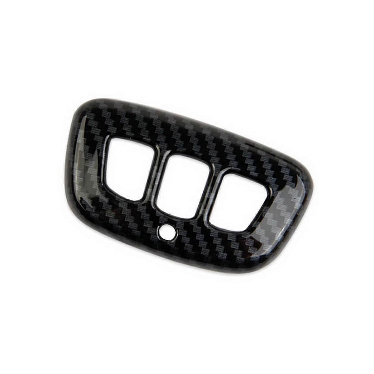 Car Sun Visor Button Cover Trim for 2024 Interior Accessories Carbon Fiber