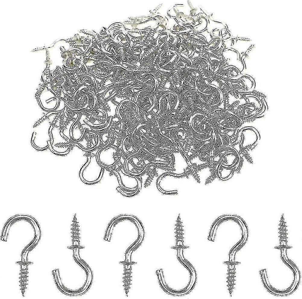 12 Inch Mini Cup Hooks Screwin Hooks 200 Pieces  Ceiling Hook