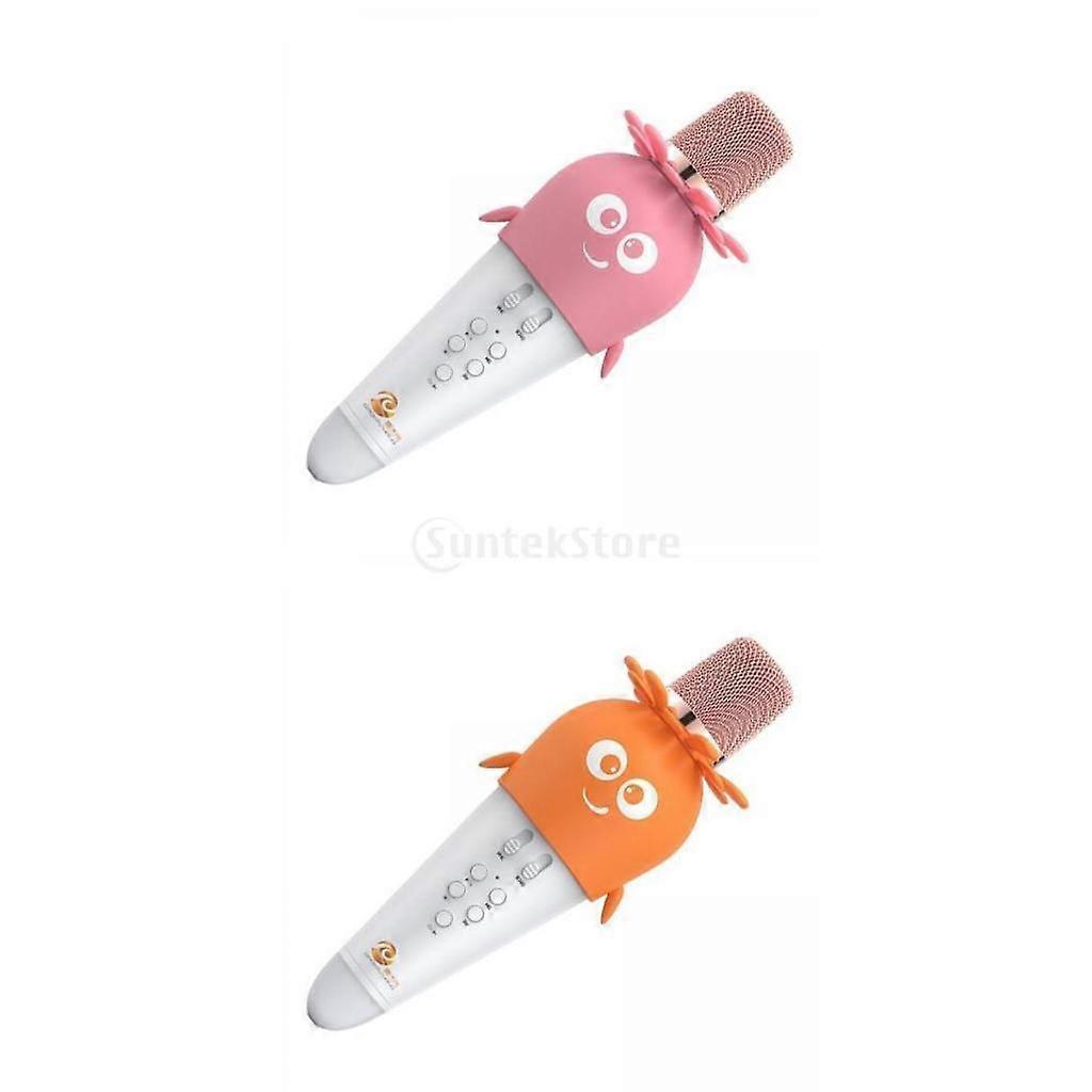 2 stuks handheld bluetooth microfoon, luidspreker verschillende stemwisselaars Ktv