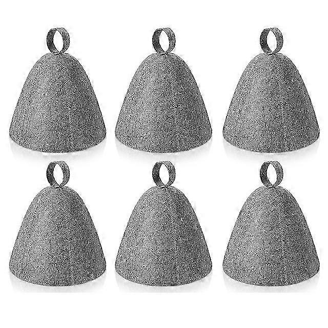 3/6 Pcs Sauna Hat Felt Bath Hat Wool Banya Hat