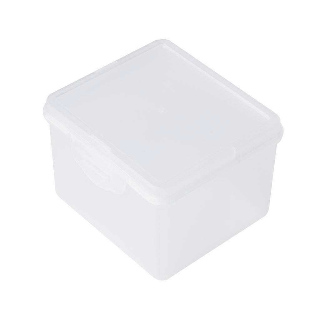 Rectangular Plastic Clear Storage Box Jewelry Beads Collection Container Organiz