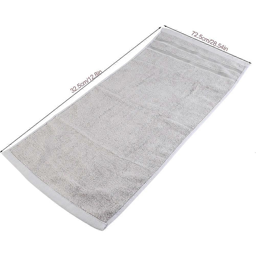 Bamboos Fiber Hand Towel Lightweight Extra Absorbent Soft Towel for Body Washing