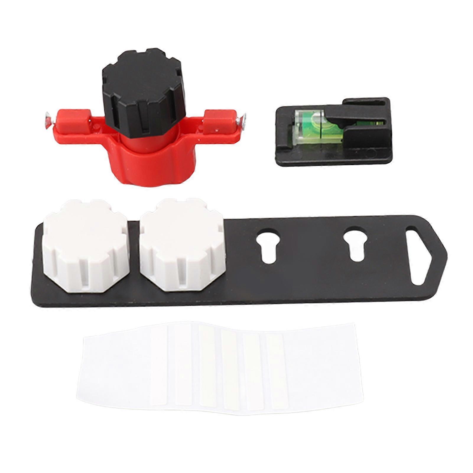 Keyhole Slot Marking Tool Set Picture Hanging Mark Hole and Leveling Kit with Mini Bubble Level for Frame Mural Hanging