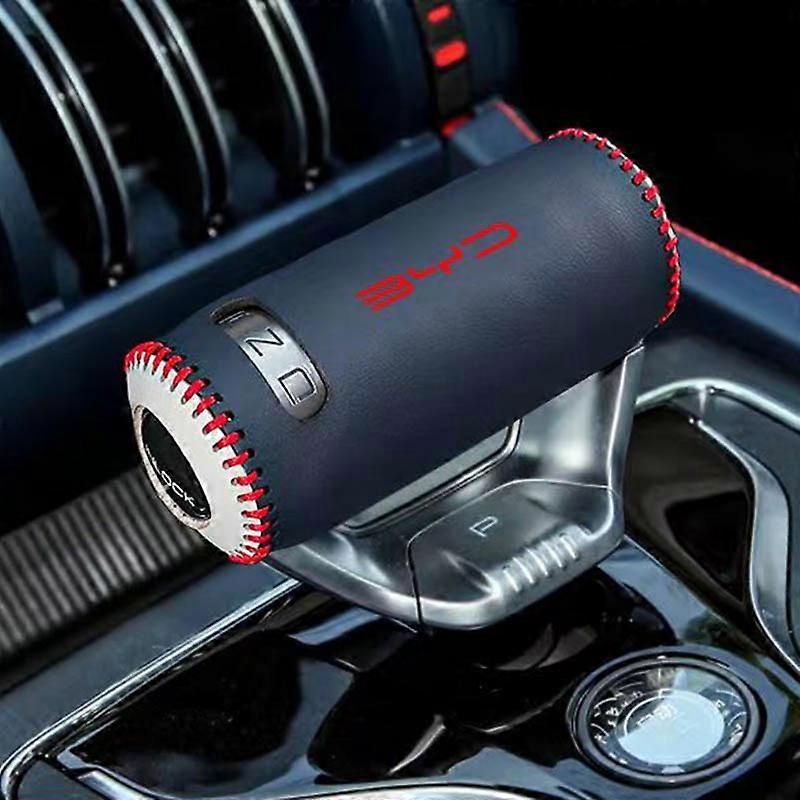 car interior decoration Car Gear Knob Leather Protective Cover Auto Accessories For BYD Atto 3 Yuan Plus 2022 2023