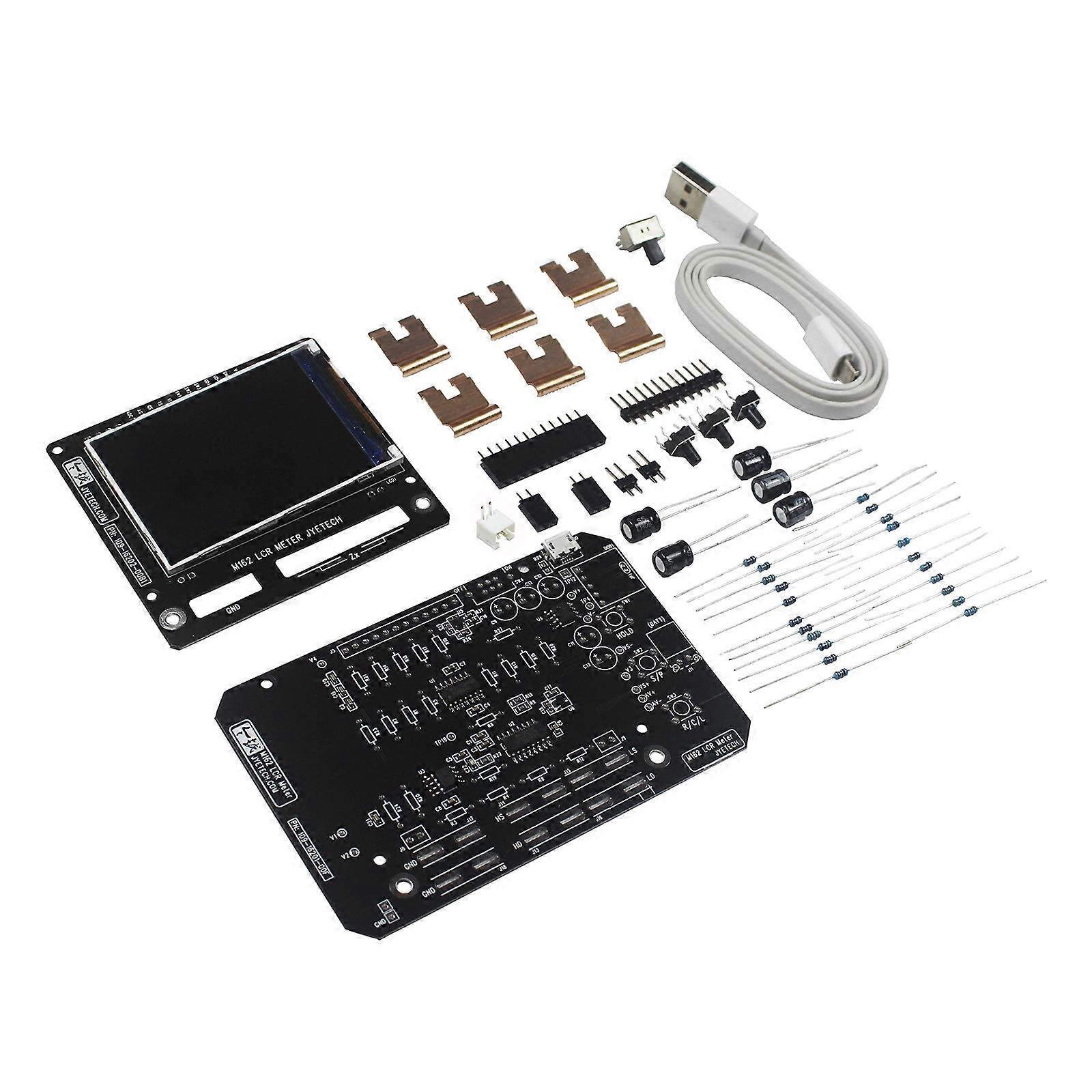 M162 LCR Meter DIY Kit USB Fully Automatic Ranging Easy Build Portable Meter