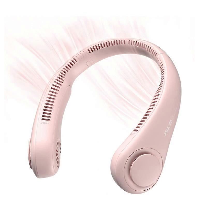 Ventilatore portatile da collo, Ventilatore senza lama a mani libere, Ventilatore indossabile a batteria da 4000 mAh, Senza foglie, Ricaricabile, Design delle cuffie, Ventilatore da tavolo alimentato tramite USB, 3 velocità