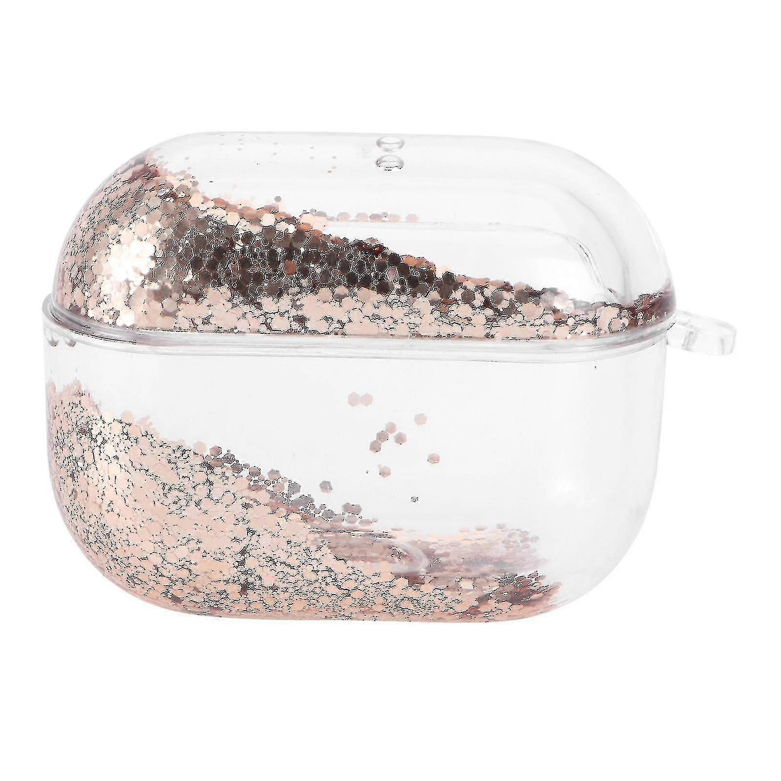 KINZON 1 PcGlodenQuicksand Earphone Storage Box Cover Compatible With