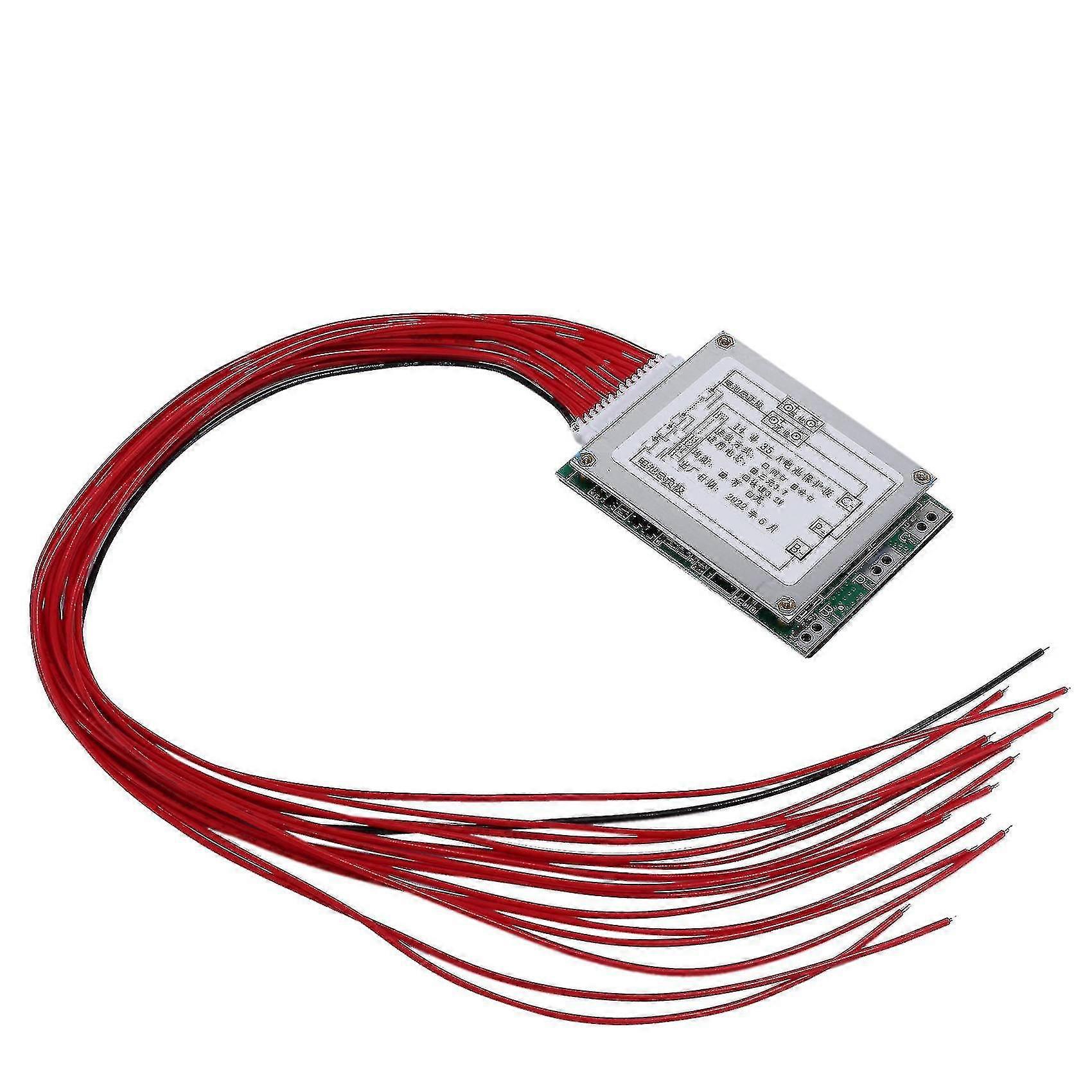 xjBms 14s 52v 35a Li-ion lithium batterij lader Beschermingsraad batterij Bms Board met balans Func