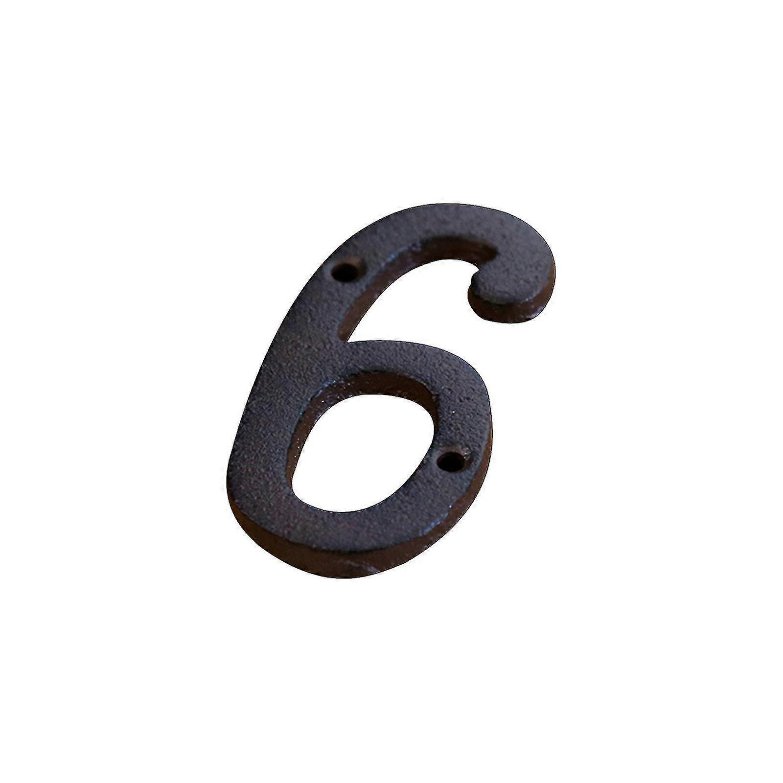 ホリデーオーナメントクリエイティブ合金錬鉄番号レタークリエイティブDIYハウス番号