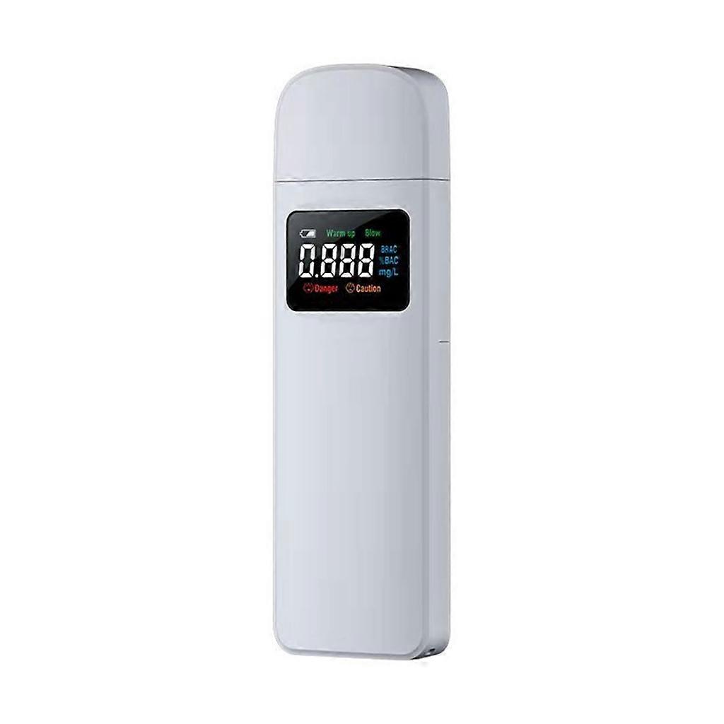 Digital Air Blowing Alcohol Tester Breathalyzer Respirator LCD Display Detector
