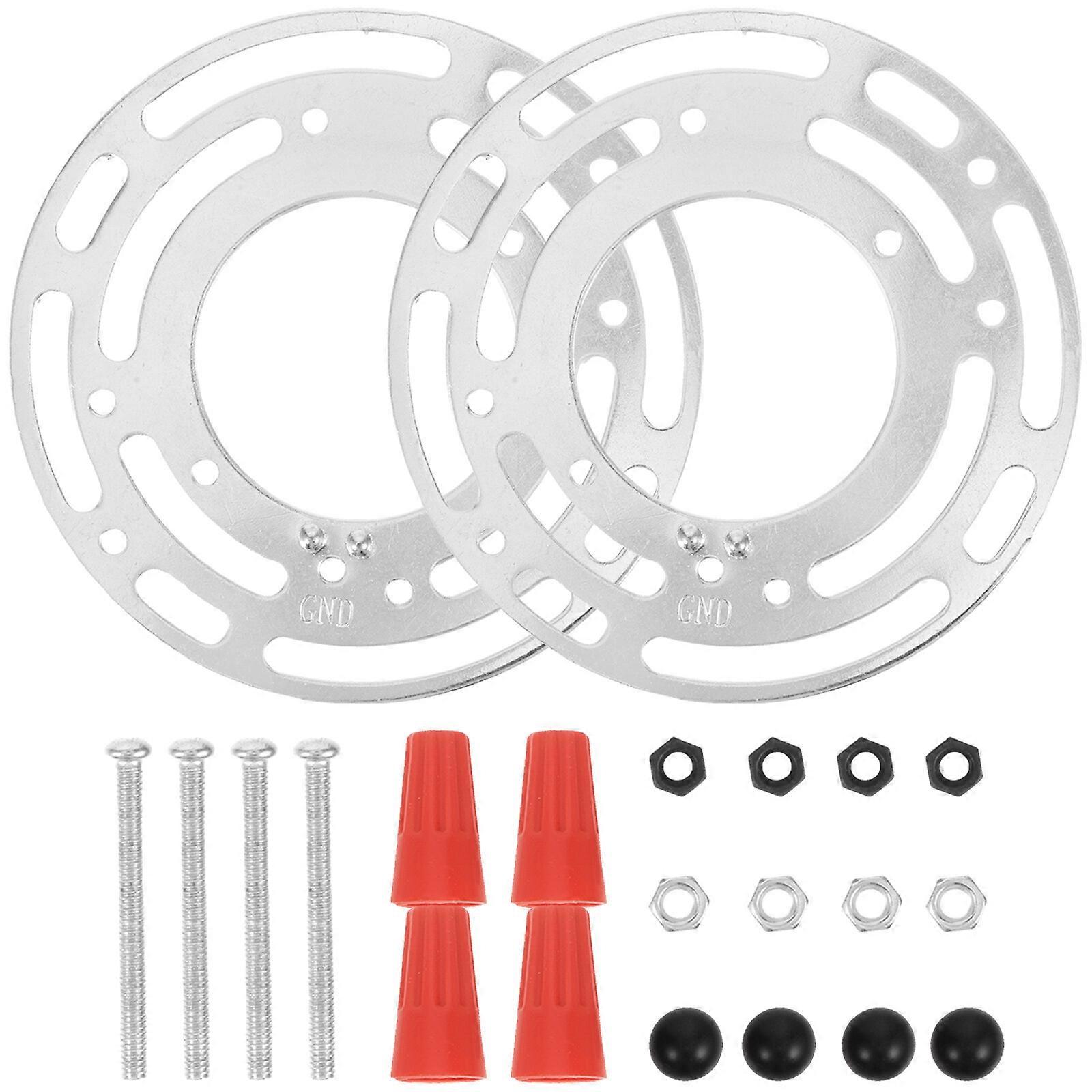 2 Set of Light Fixture Mounting Bracket Ceiling Light Bracket Universal Ceiling Light Crossbar Plate Set