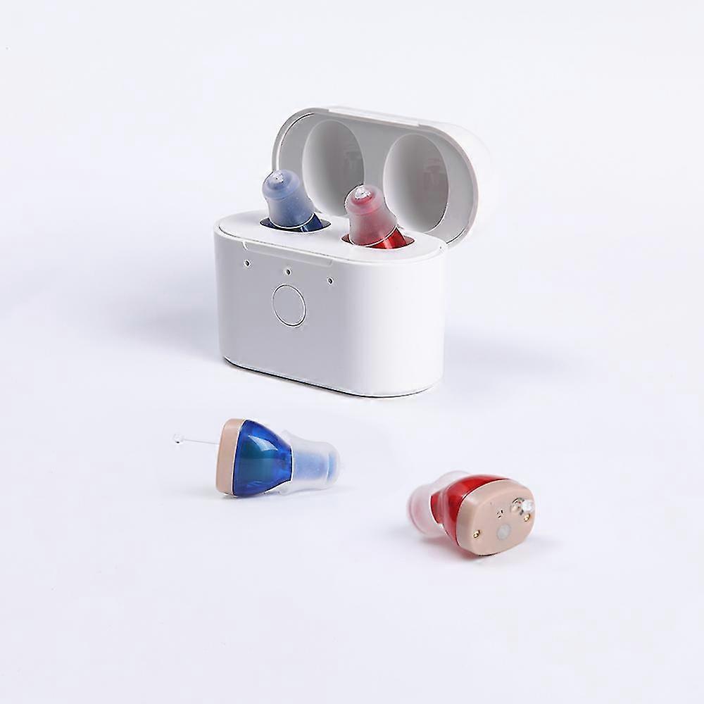 Micro intra-auriculaire aides auditives Cic rechargeable invisible pour la surdité Personnes âgées réglable Meilleur amplificateur sonore d’aide auditive sans fil