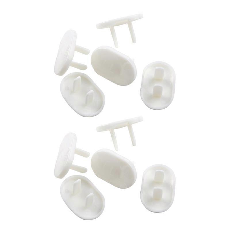 10Pcs Plug Socket Electric Outlet US 2 Plug Cover Baby Safety Protector Tool
