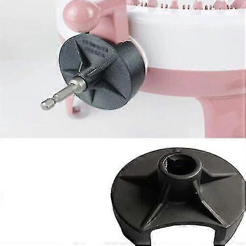 Power Adapter For Knitting Machine With Screw Crank Handle Adults Kids Beginner Craft Parts Accessories Tools