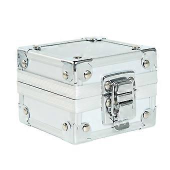 25 Holes Nail Drill Tools Bit Holder Display Organizer Containers Box Cases with Visual Cover Design/ Locker for Home Use or Nail Salon