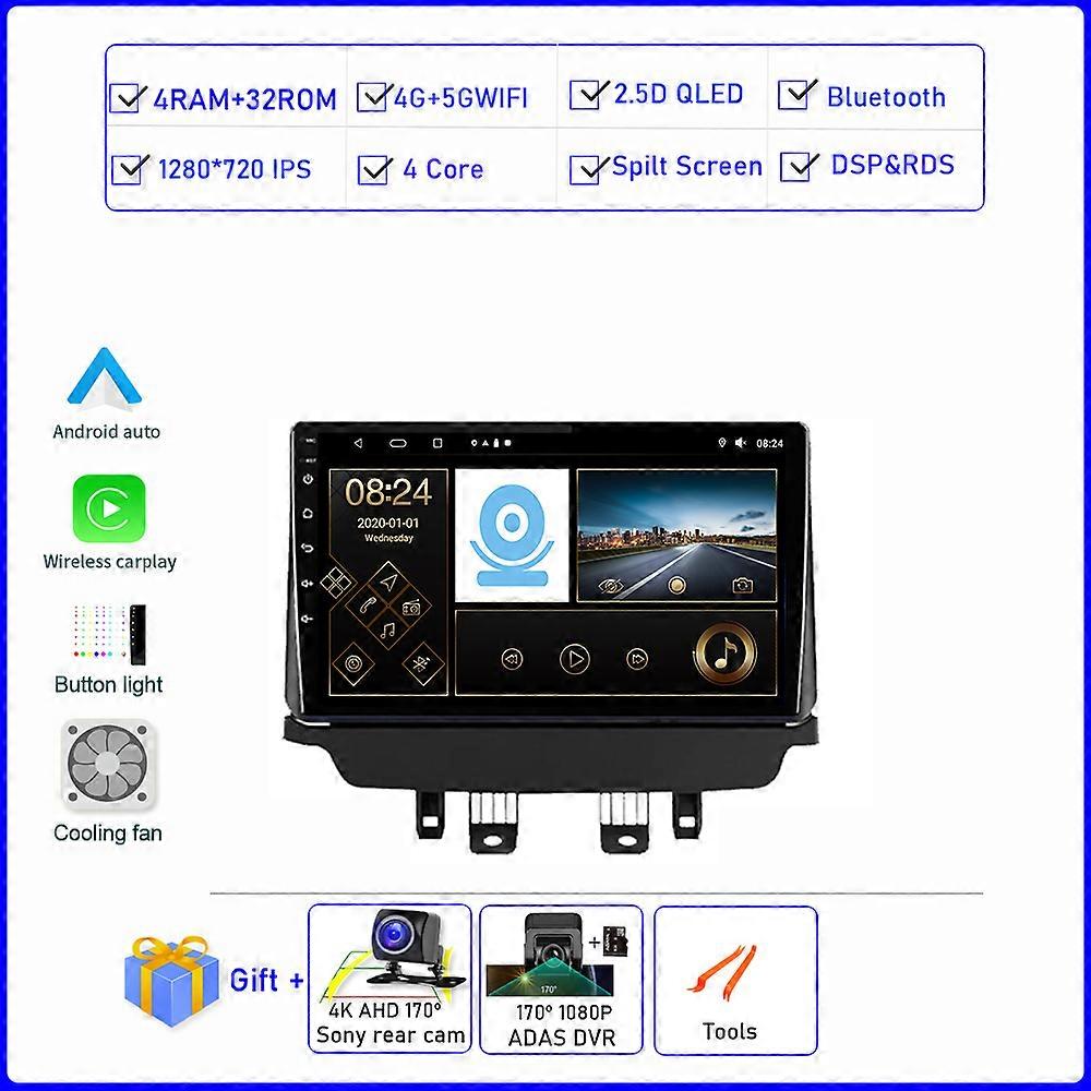 Android 12 For Mazda CX-3 CX3 Mazda 2 DK 2014-2021 Car Radio Multimedia Video Player Navigation stereo GPS DSP Carplay Auto BT