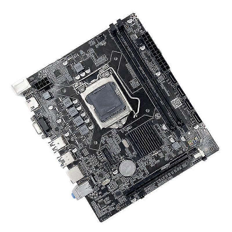 H110 Computer Motherboard LGA1151 unterstützt Celeron G3900 G3930 Serie CPU mit G4400 CPU + Switch Cab