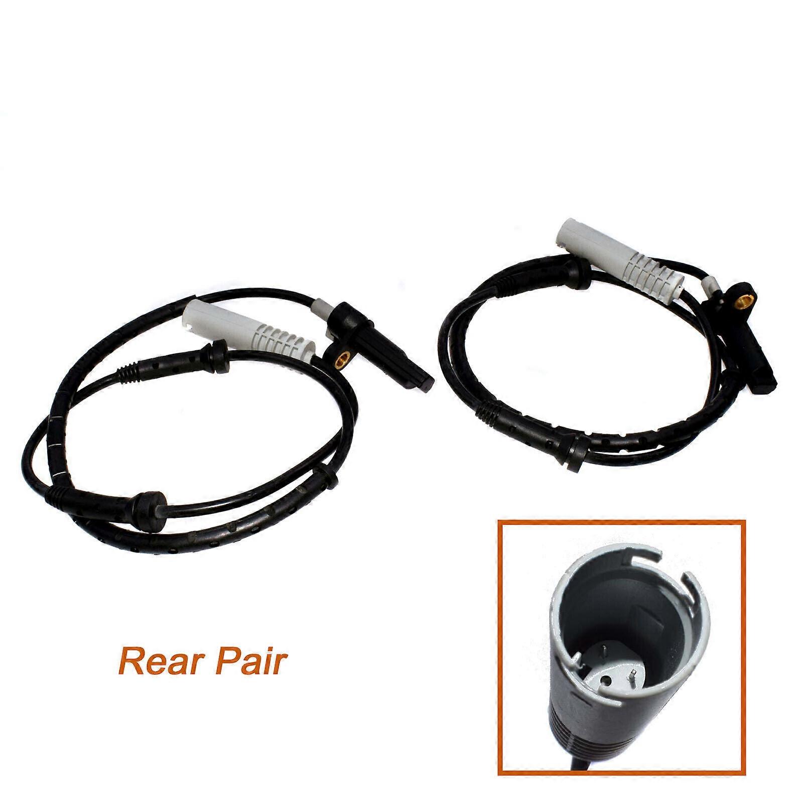 2PCS ABS Wheel Speed Sensor For BMW E39 528i 540i 1997-1998 Rear Left & Right