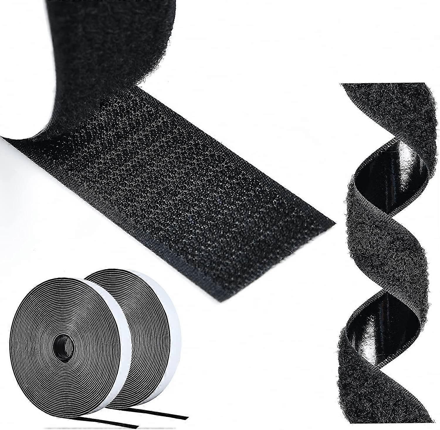Double Sided Scratch Tape,5m Scratch Tape Adhesive Strips,30mm Powerful Hook Loop Adhesive Tapes