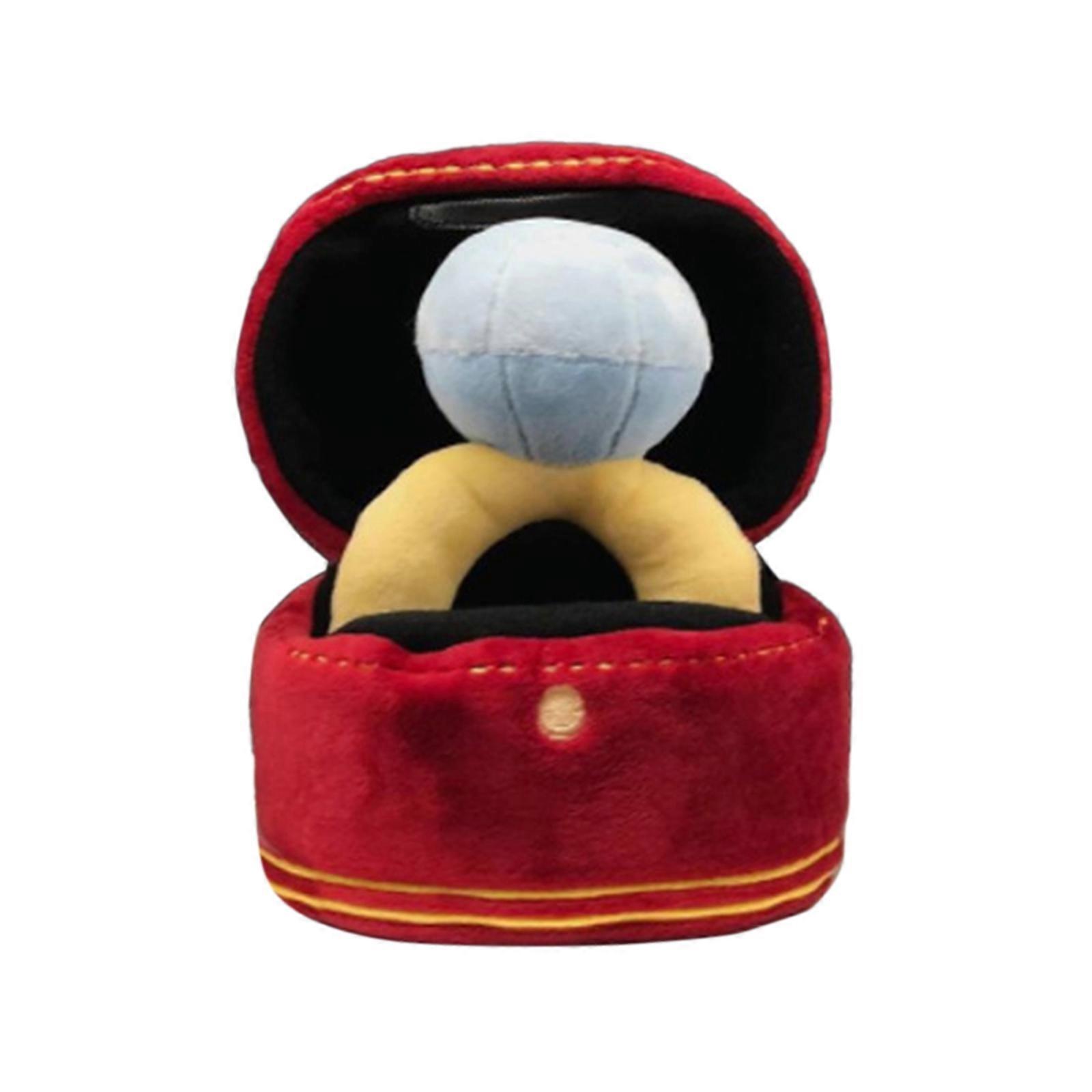 Creative Unique Plush Pet Ring Box Set Pet Ring Plush Toy For Pet