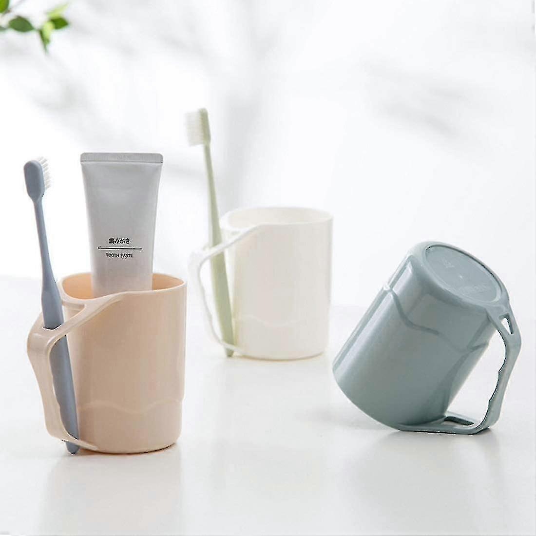 Toothbrush Holder Bathroom Cup For Brushing And Rinse, 3 Pack