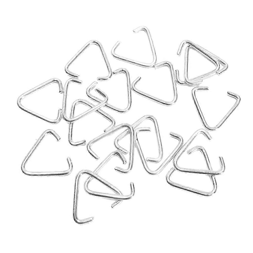 100PCS/Set for Triangle Buckle Split Ring Connector Clasp Hook DIY Jewelry Findings