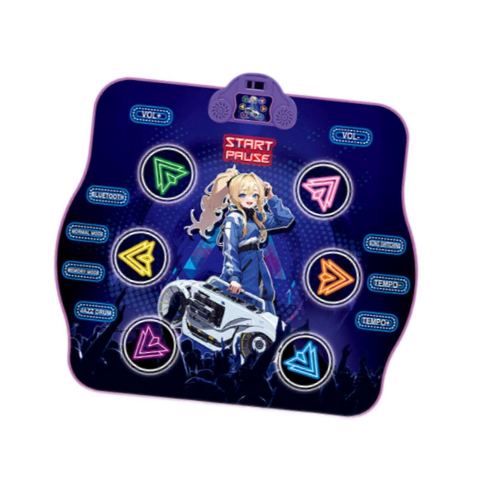子供のためのダンスマットおもちゃリズムプレイ女の子の子供のための電子ダンスパッド年齢3+