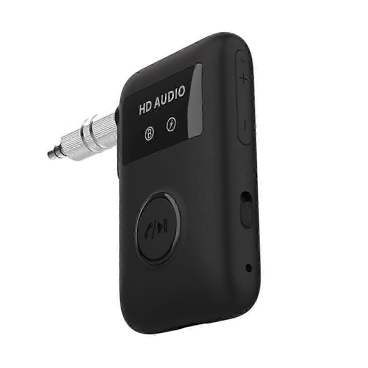 BT5.3 Bluetooth-Compatible Wireless Audio Receiver Adapter with 3.5mm AUX Jack Stereo Music Wireless