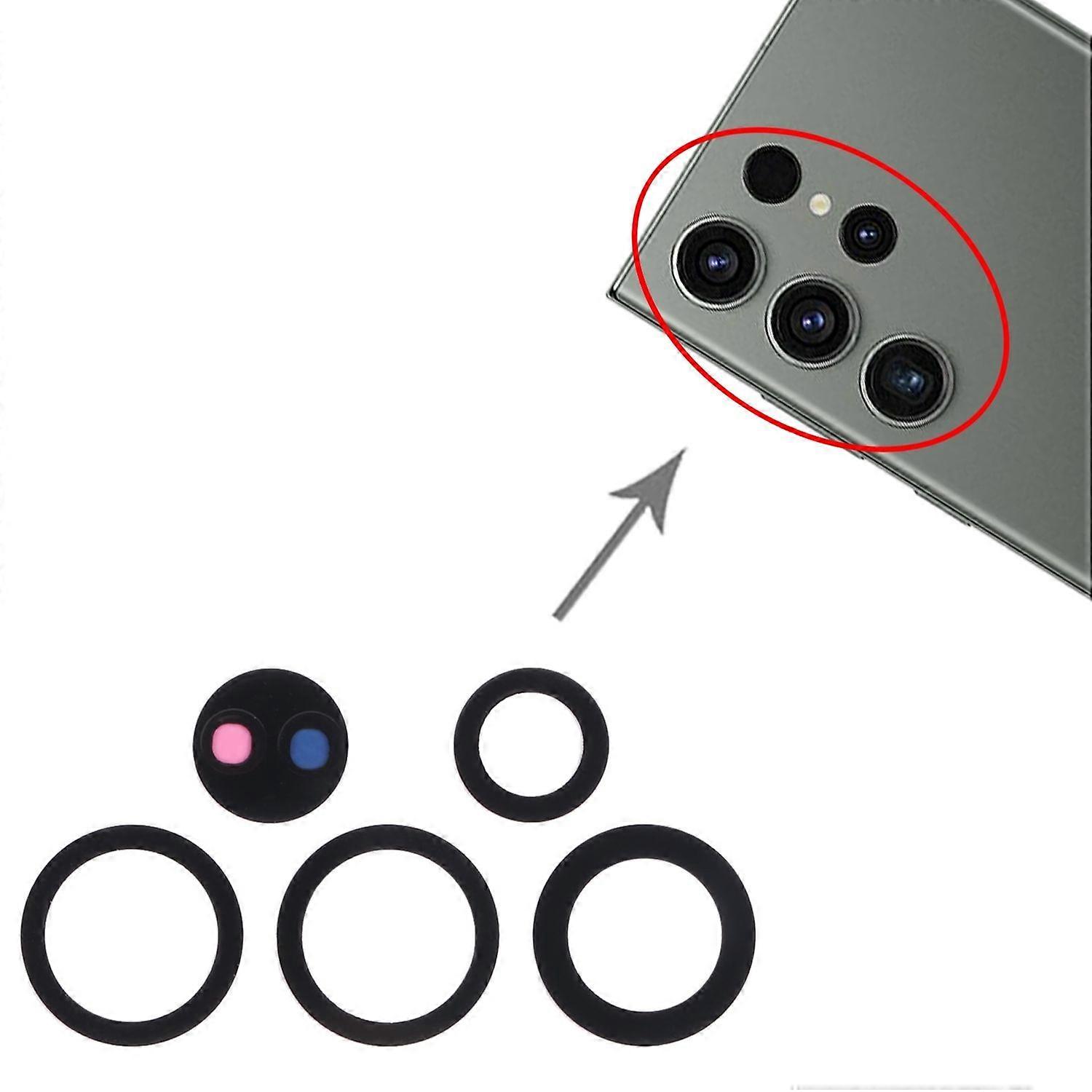 5 Pcs Back Camera Lens Protector for Samsung Galaxy S23 Ultra SM-S918B Spare Part