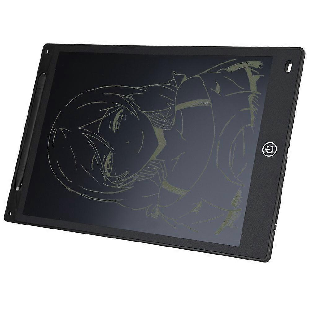 12in LCD Writing Tablet Electronic Writing & Drawing Board Doodle Pad (Black)