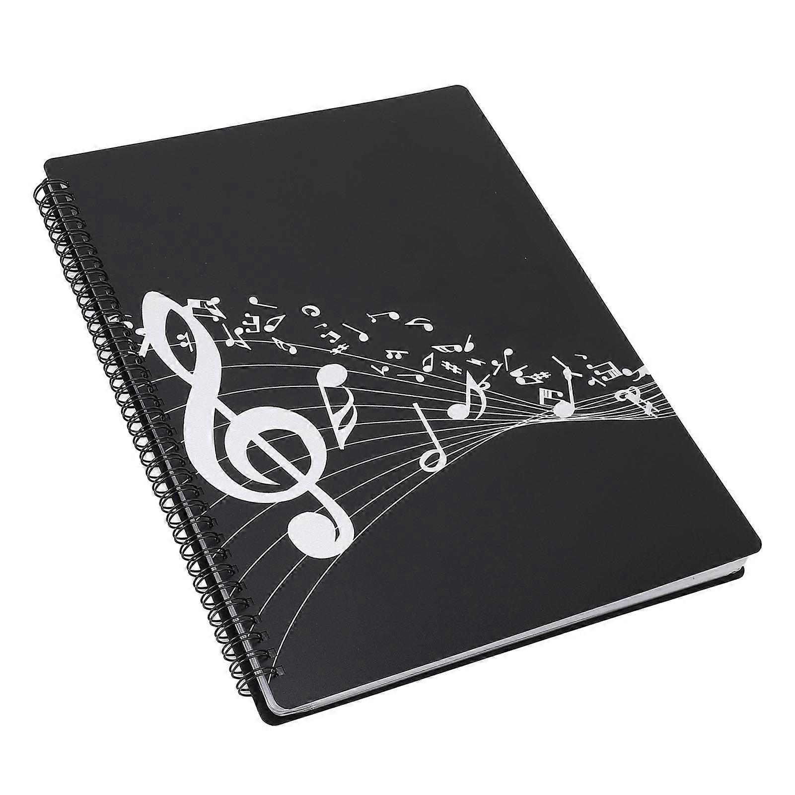 Sheet Music Folder A4 Size ABS Waterproof Music Sheet File Paper Storage Folder for Piano