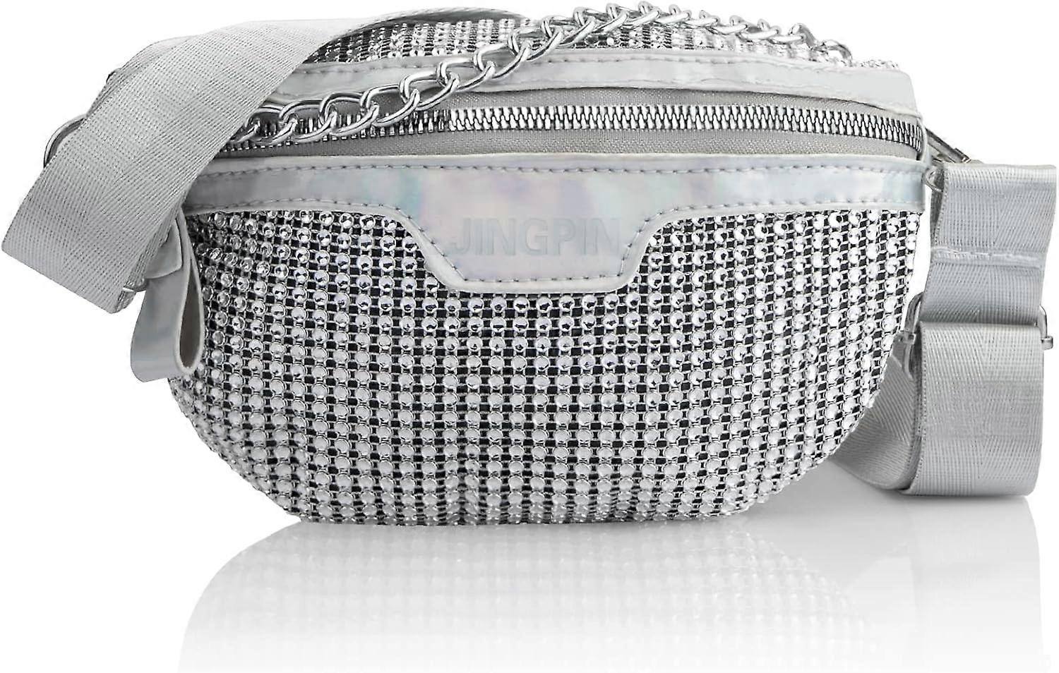 Glamorous Sparkling Adjustable Waist Bag