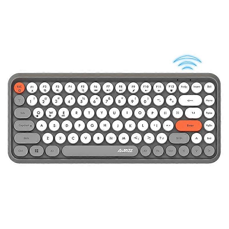 Ajazz 308I 84 Keys Tablet Mobile Phone Computer Household Office Bluetooth Keyboard