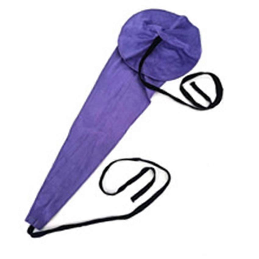 Saxophone Bore Cleaning and Wiping Cloth Maintenance Cloth Pipe Wiping Cloth Stereo Stripe Cloth Tool (Purple-Long Strip Cloth)
