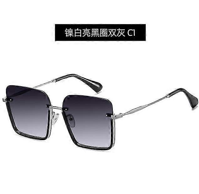 2022 New Women's Square Frame Street Shooting Trendy Sunglasses