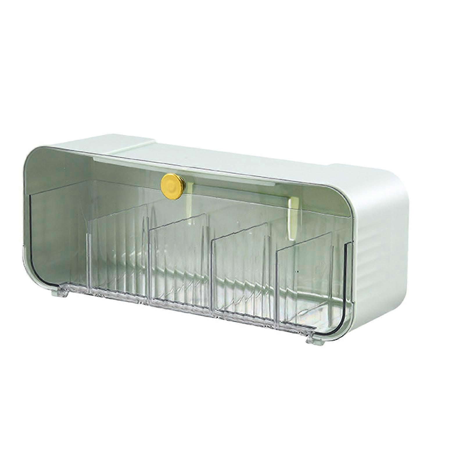 Multifunctional 6-Cell Underwear Organizer Hanging Storage Box Wall Mount Drawer