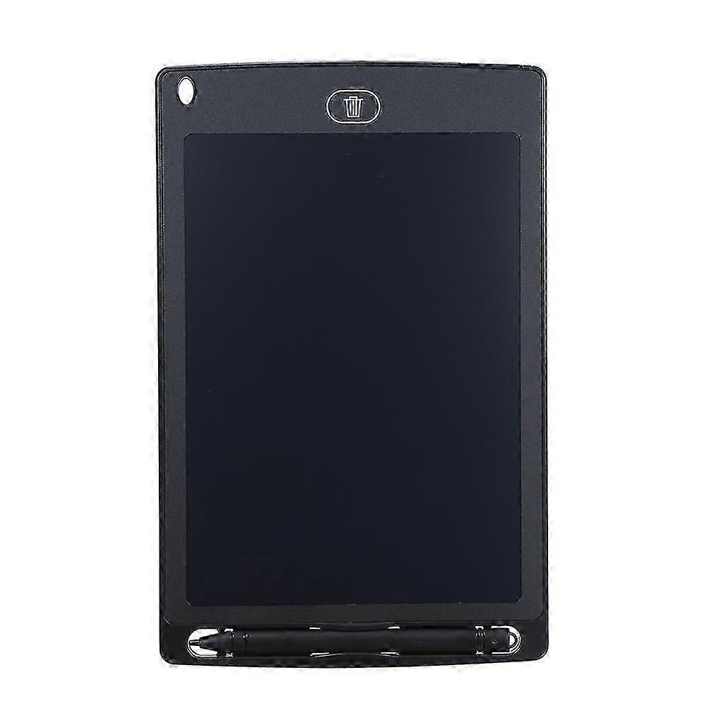 8,5-Zoll-LCD-Zeichentablett Tragbarer digitaler Block Schreiben Notizblock Elektronische Grafiktafel Notizen Erinnerungsschrift Fett mit Stift (Schwarz)