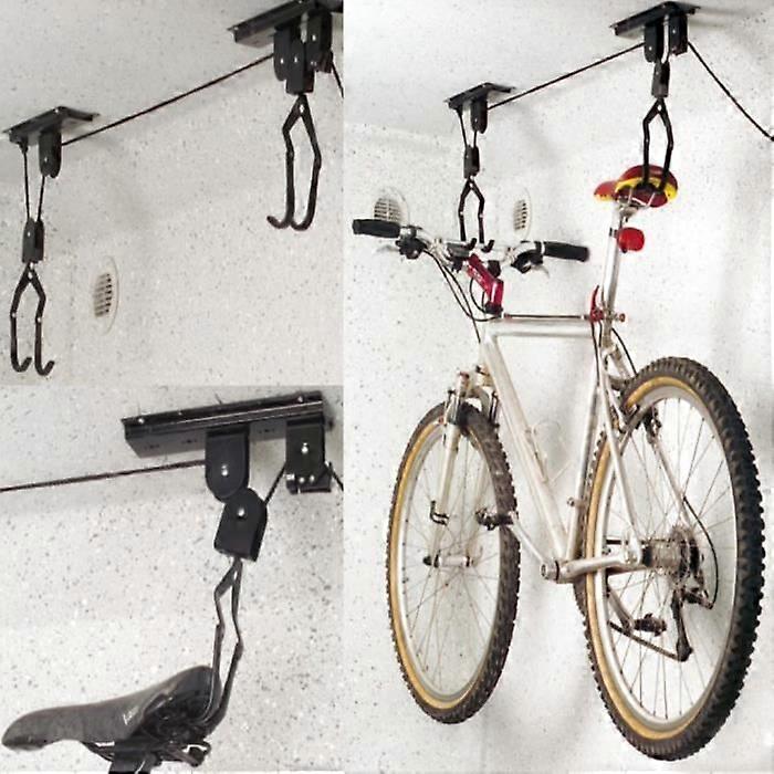 Ceiling bike mount - VINGVO - 730915 - Suitable for ceilings up to 4m - Max weight 20kg - Hooks included