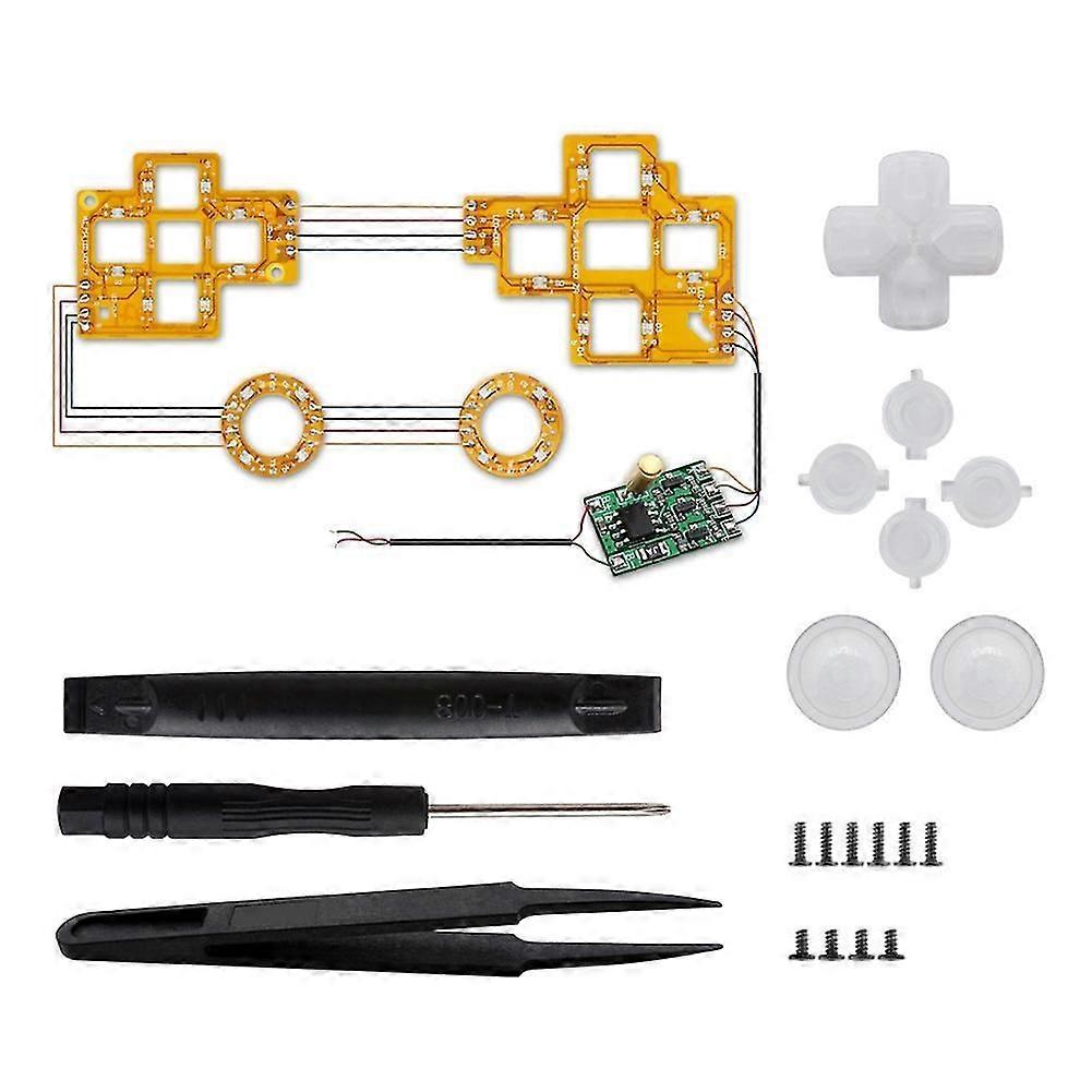 LED Model Kit for Wireless Controller Colors Light Board DIY Button Analog Joystick Game Handle Gamepad Repair Part